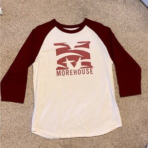 MOREHOUSE COLLEGE Baseball 3/4 Sleeve Tee